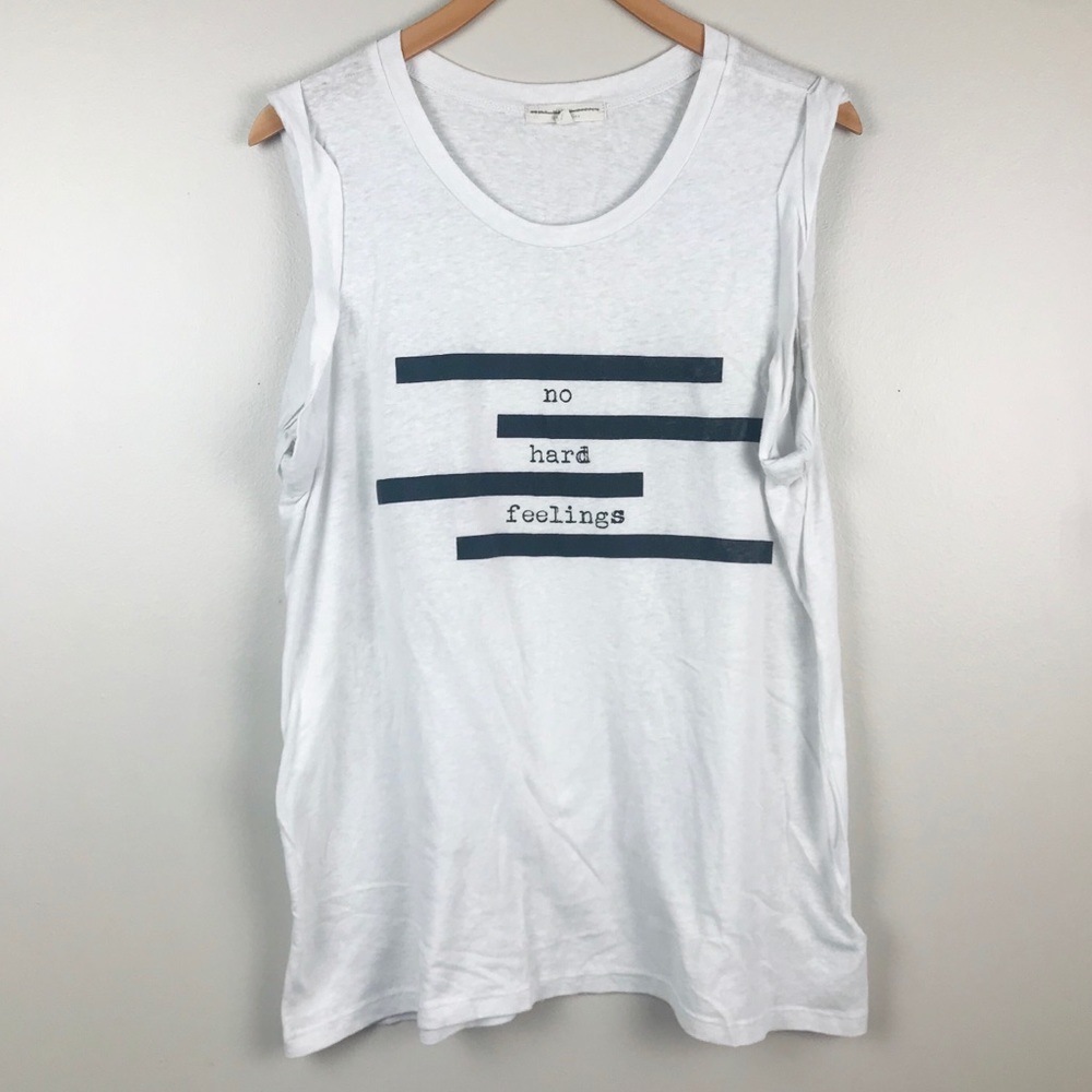 4x$20*** TRULY MADLY DEEPLY white muscle tank